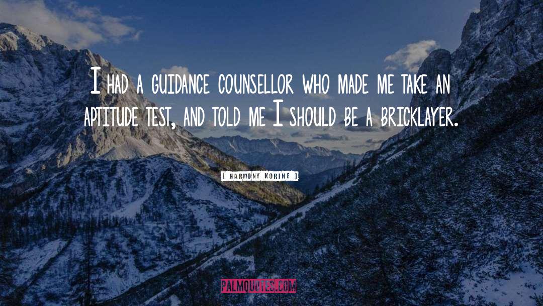 Guidance quotes by Harmony Korine