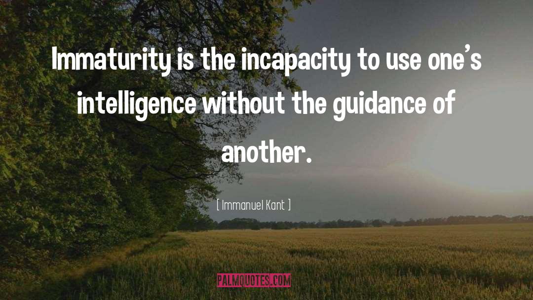 Guidance quotes by Immanuel Kant