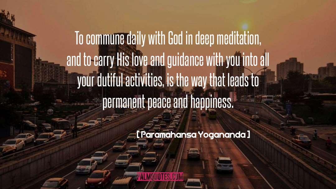 Guidance quotes by Paramahansa Yogananda