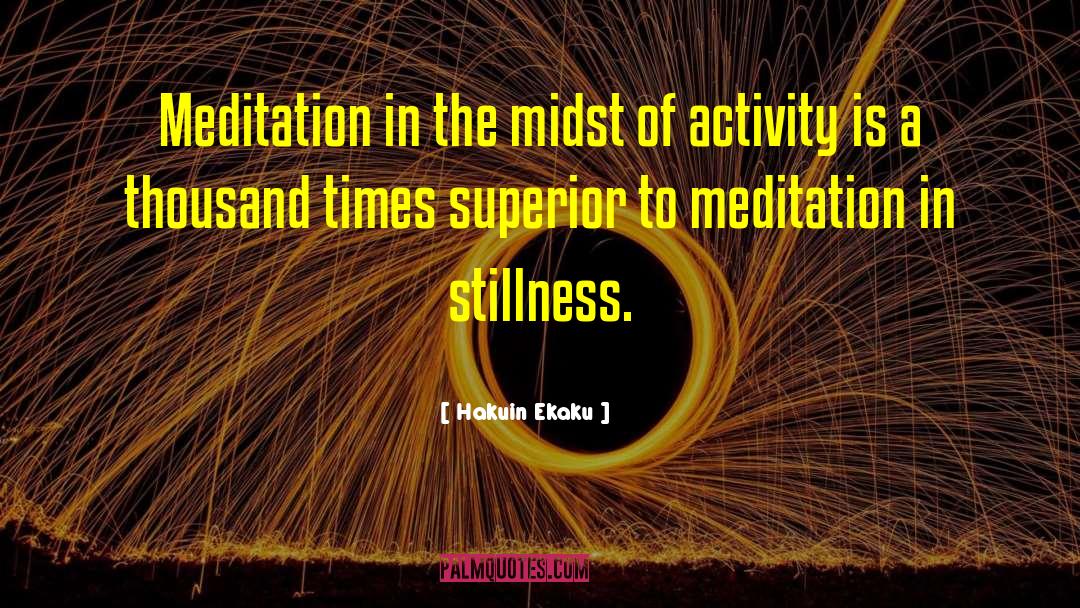 Guided Meditation quotes by Hakuin Ekaku