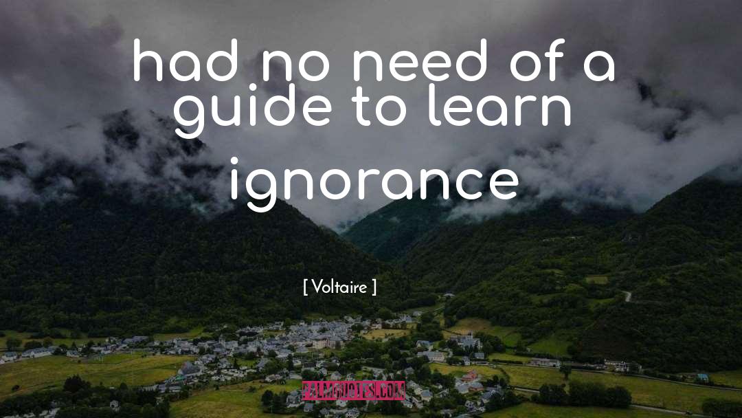Guides quotes by Voltaire