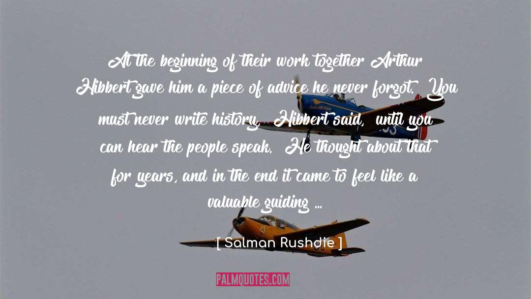 Guiding Angel quotes by Salman Rushdie
