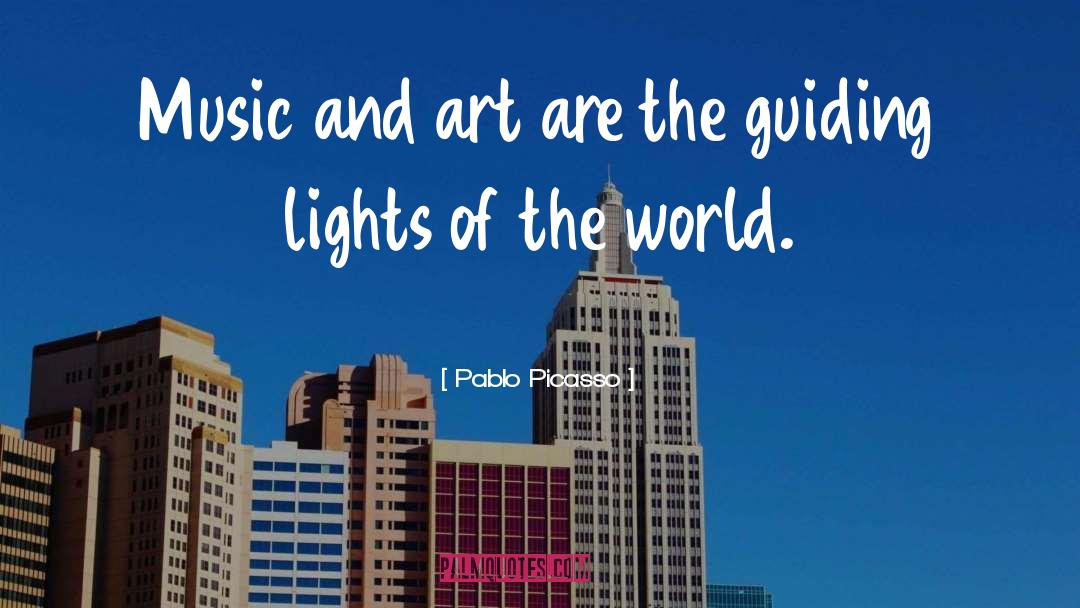 Guiding Light quotes by Pablo Picasso