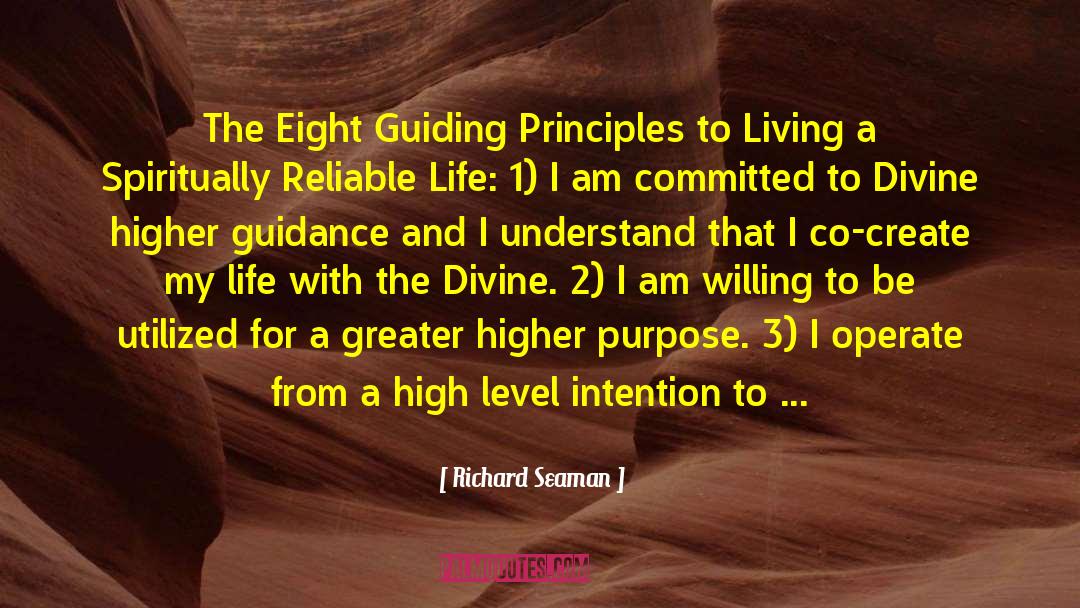 Guiding Principles quotes by Richard Seaman