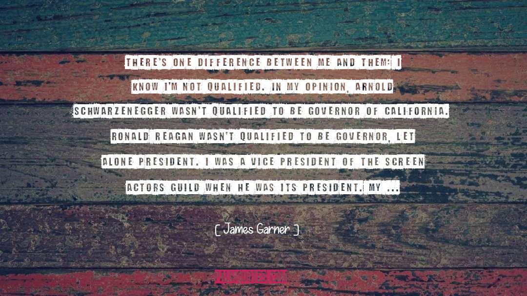 Guild quotes by James Garner