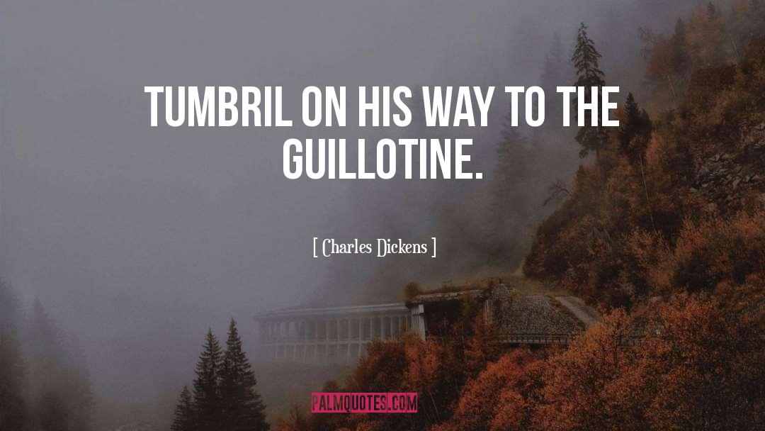 Guillotine quotes by Charles Dickens