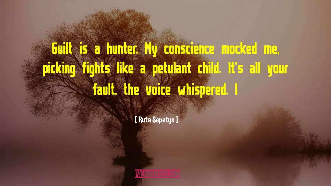 Guilt Conscience quotes by Ruta Sepetys