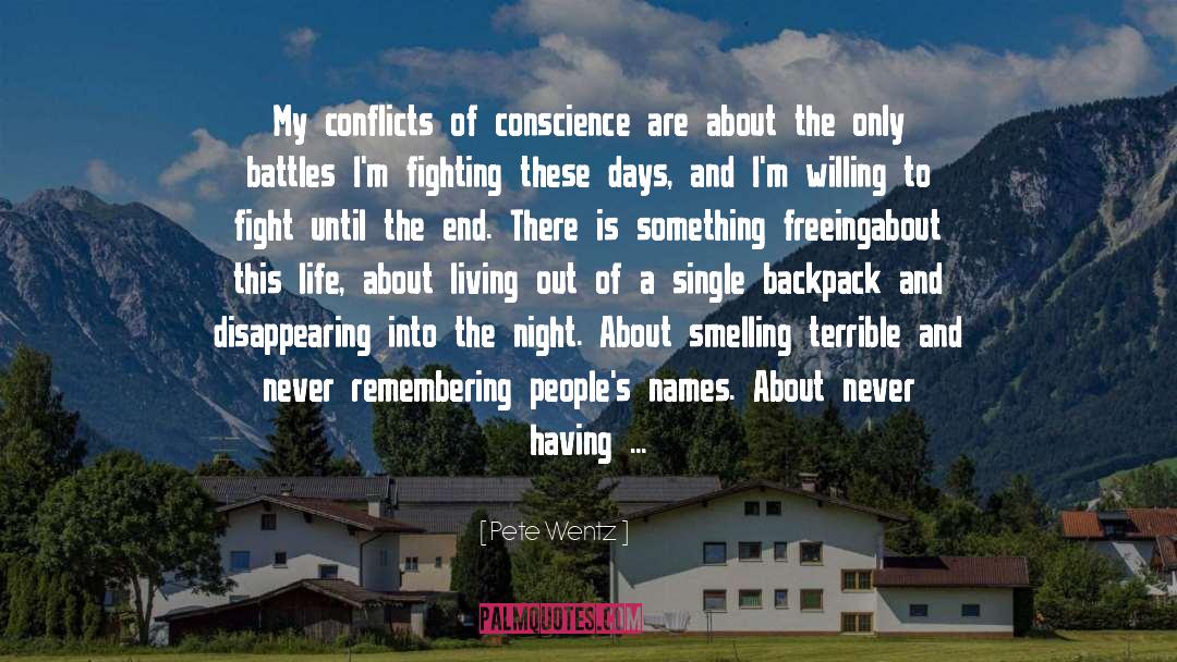 Guilt Conscience quotes by Pete Wentz