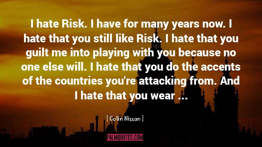 Guilt quotes by Colin Nissan