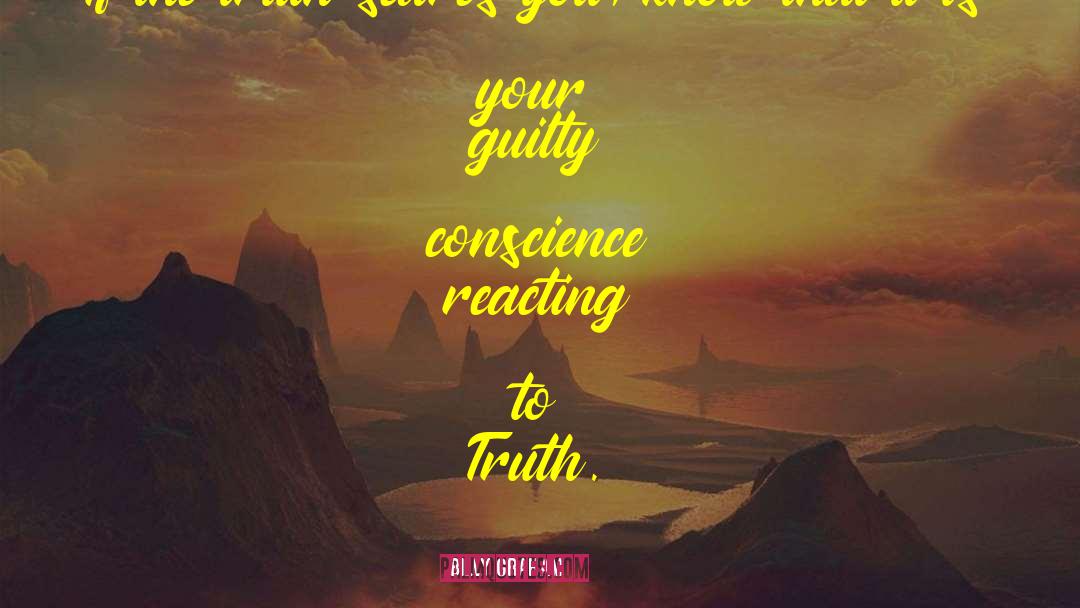 Guilty Conscience quotes by Billy Graham