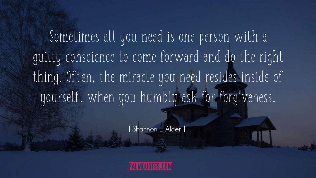 Guilty Conscience quotes by Shannon L. Alder