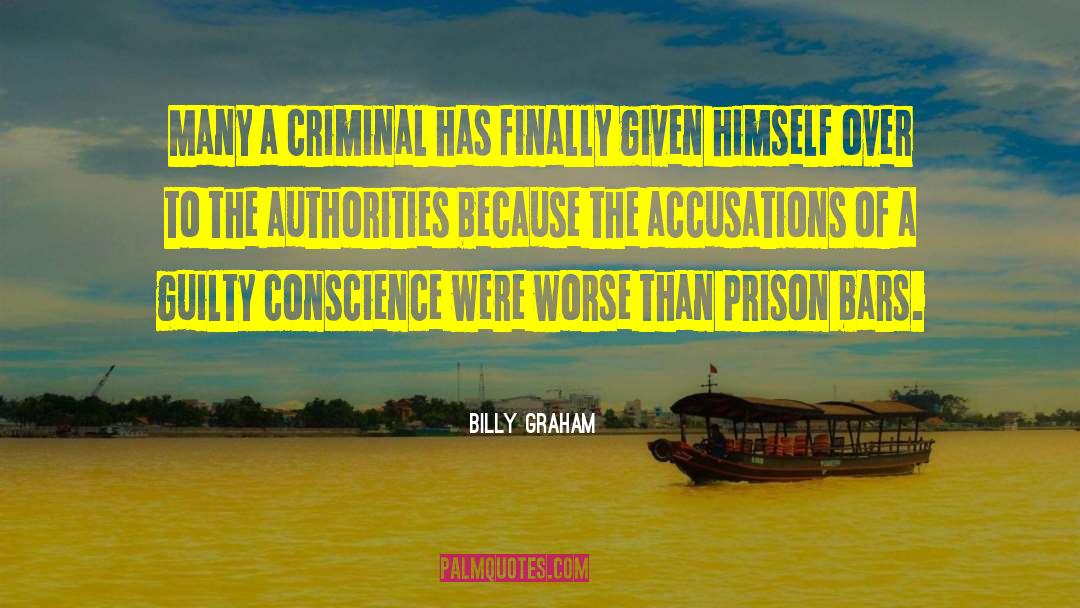 Guilty Conscience quotes by Billy Graham