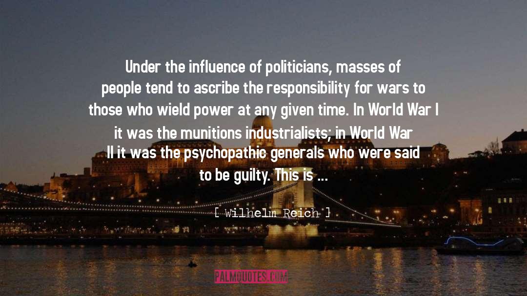 Guilty quotes by Wilhelm Reich