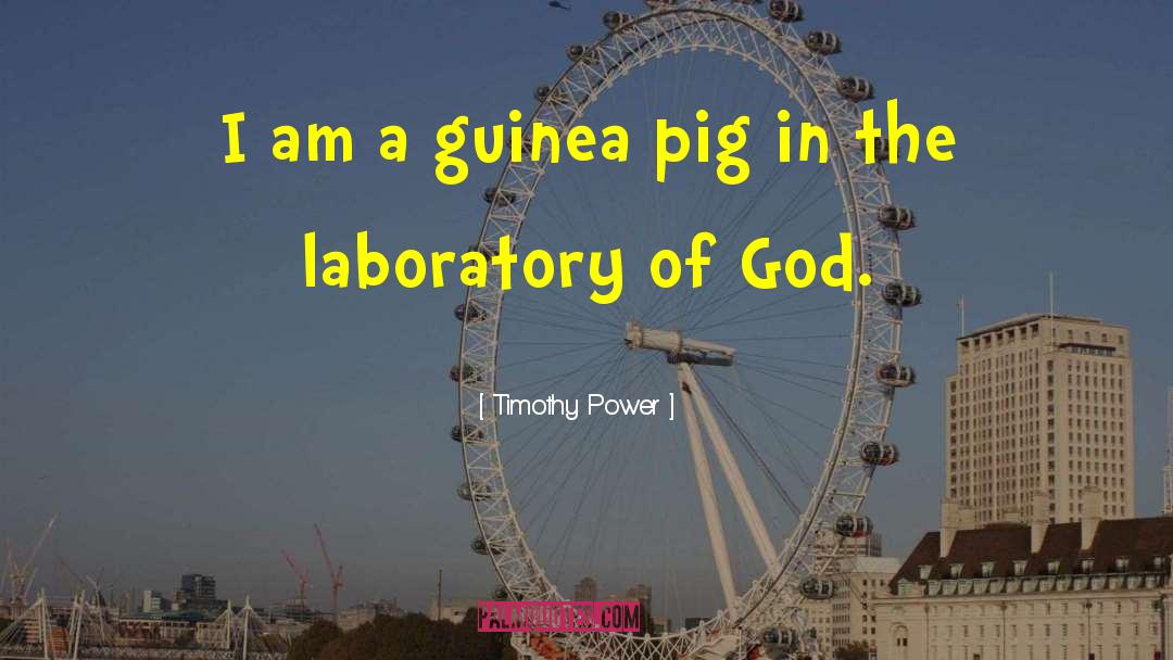 Guinea Pig quotes by Timothy Power