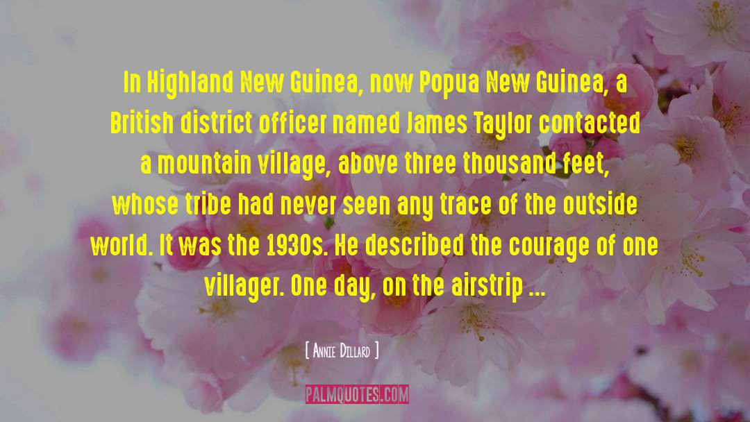 Guinea quotes by Annie Dillard