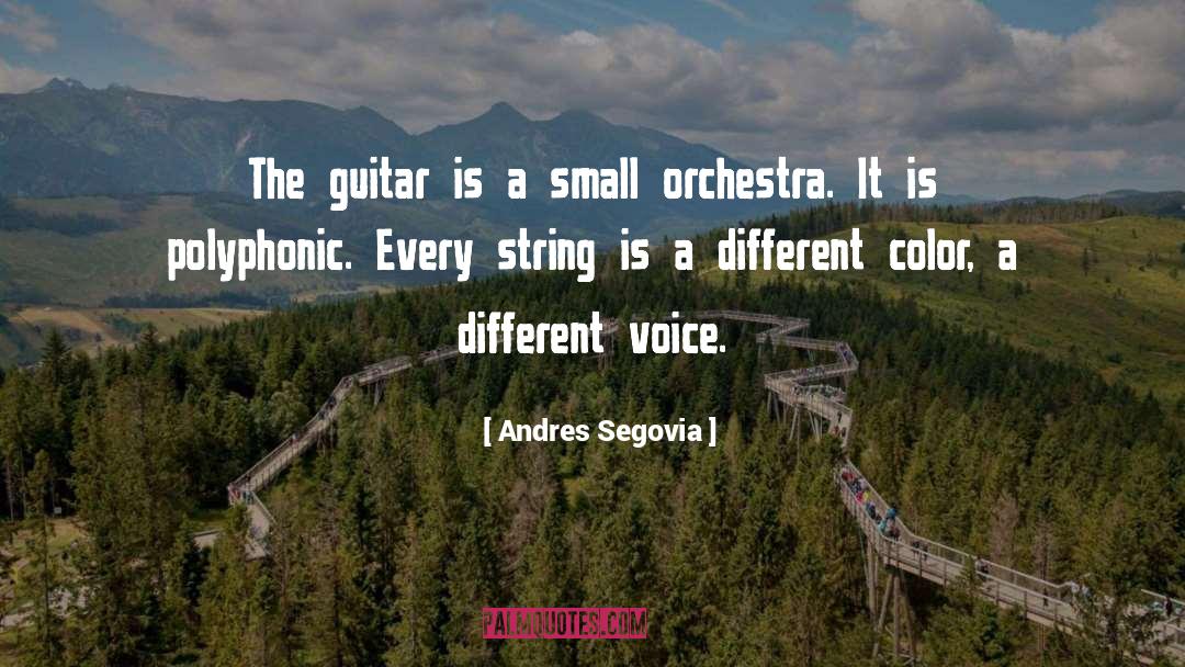 Guitar Music quotes by Andres Segovia