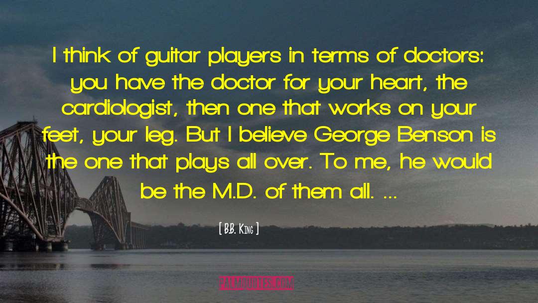 Guitar Player quotes by B.B. King