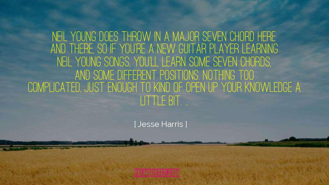 Guitar Player quotes by Jesse Harris