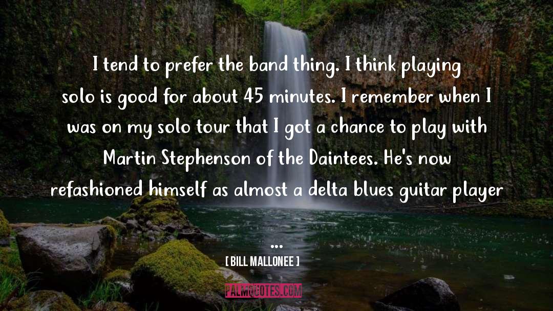 Guitar Player quotes by Bill Mallonee