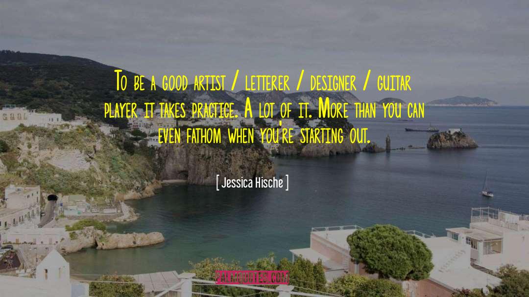 Guitar Player quotes by Jessica Hische