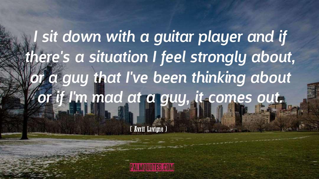 Guitar Player quotes by Avril Lavigne