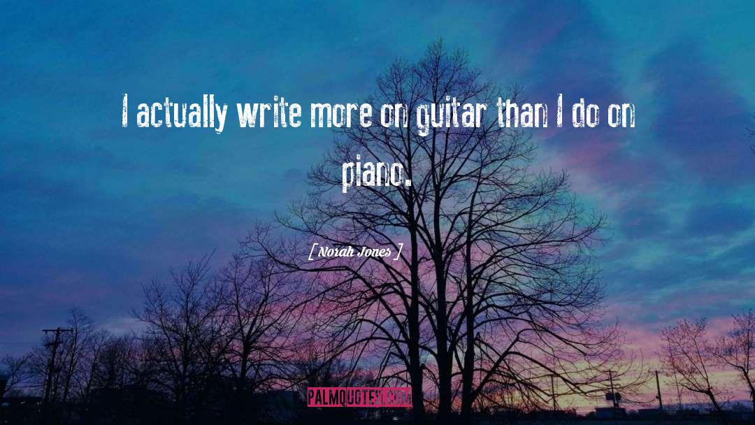 Guitar quotes by Norah Jones