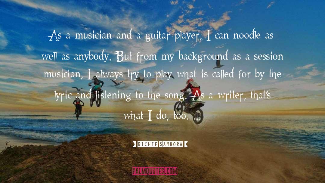 Guitar quotes by Richie Sambora