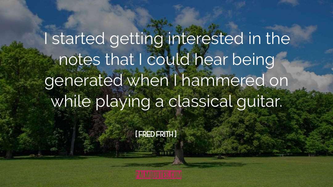 Guitar Solos quotes by Fred Frith