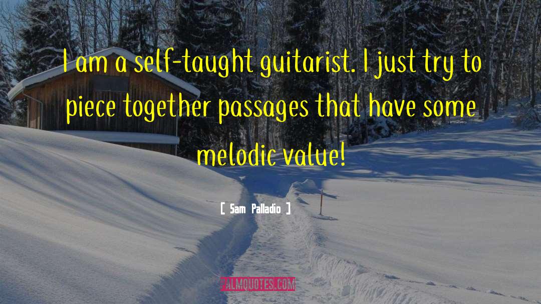 Guitarist quotes by Sam Palladio