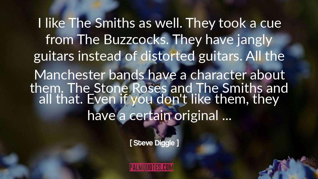 Guitars quotes by Steve Diggle