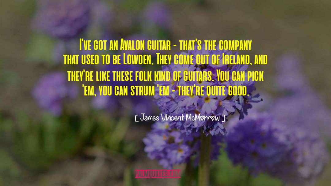 Guitars quotes by James Vincent McMorrow