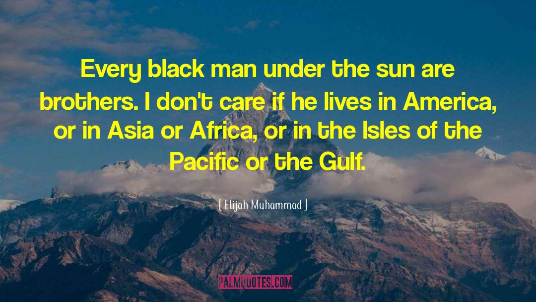 Gulf quotes by Elijah Muhammad