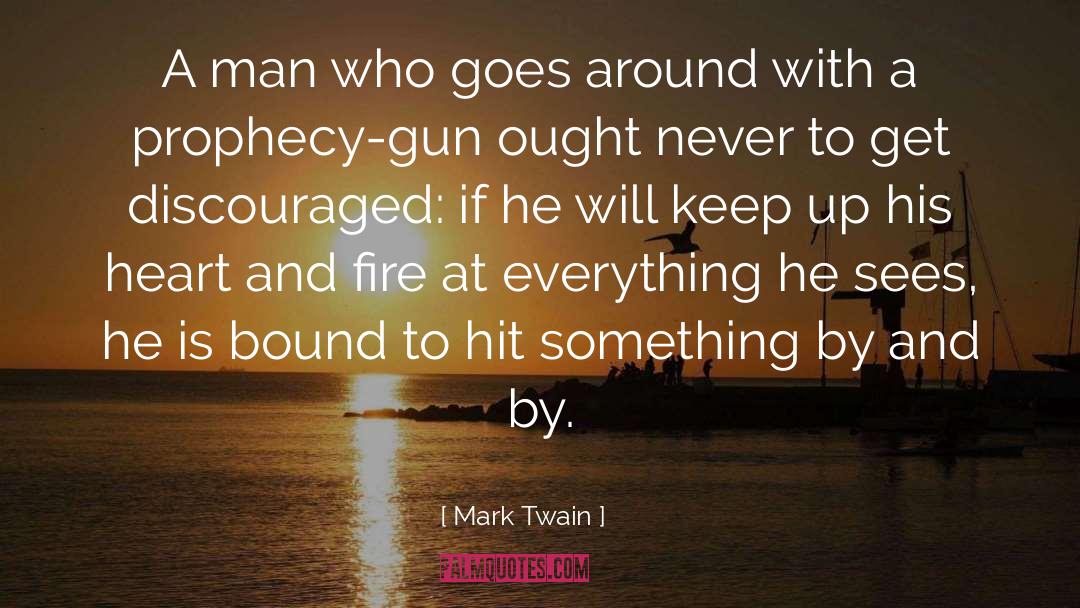 Gun quotes by Mark Twain