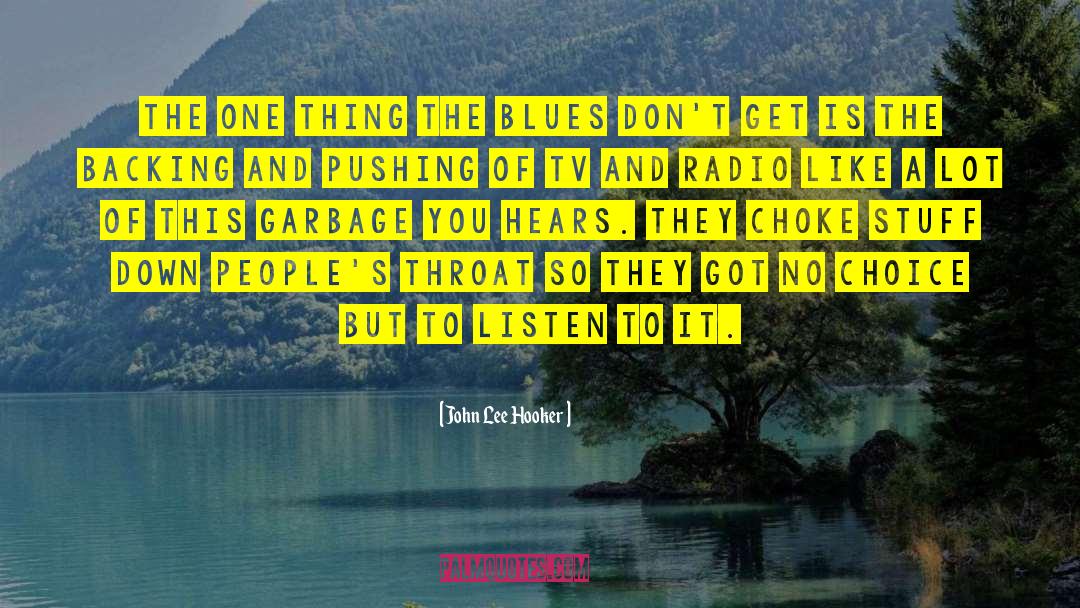 Gunky Throat quotes by John Lee Hooker