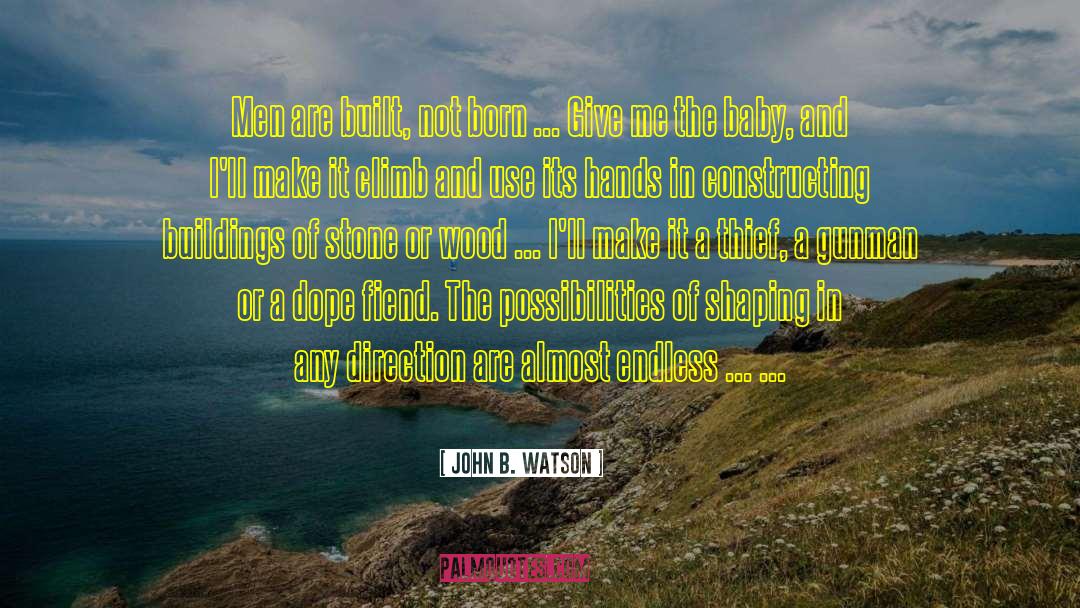 Gunman quotes by John B. Watson