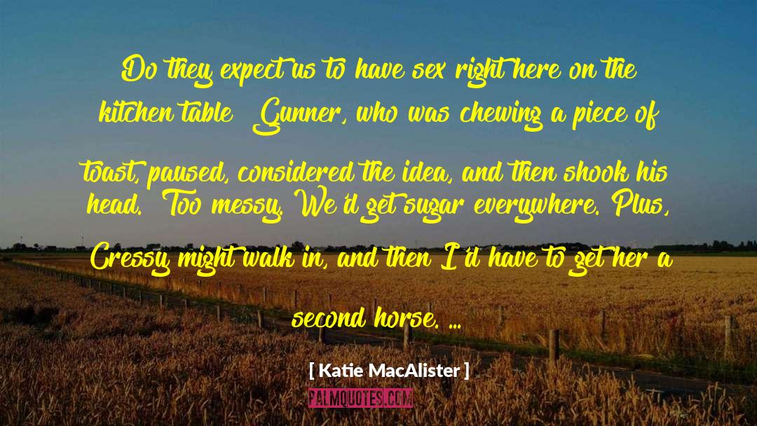 Gunner quotes by Katie MacAlister