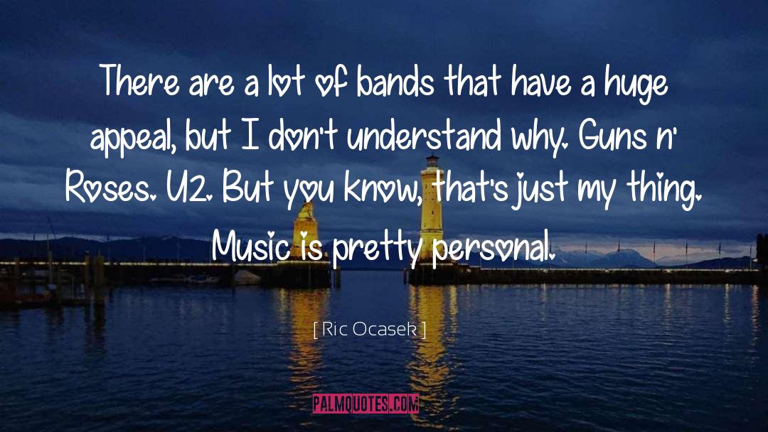 Guns N Roses quotes by Ric Ocasek