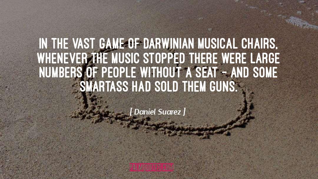 Guns quotes by Daniel Suarez