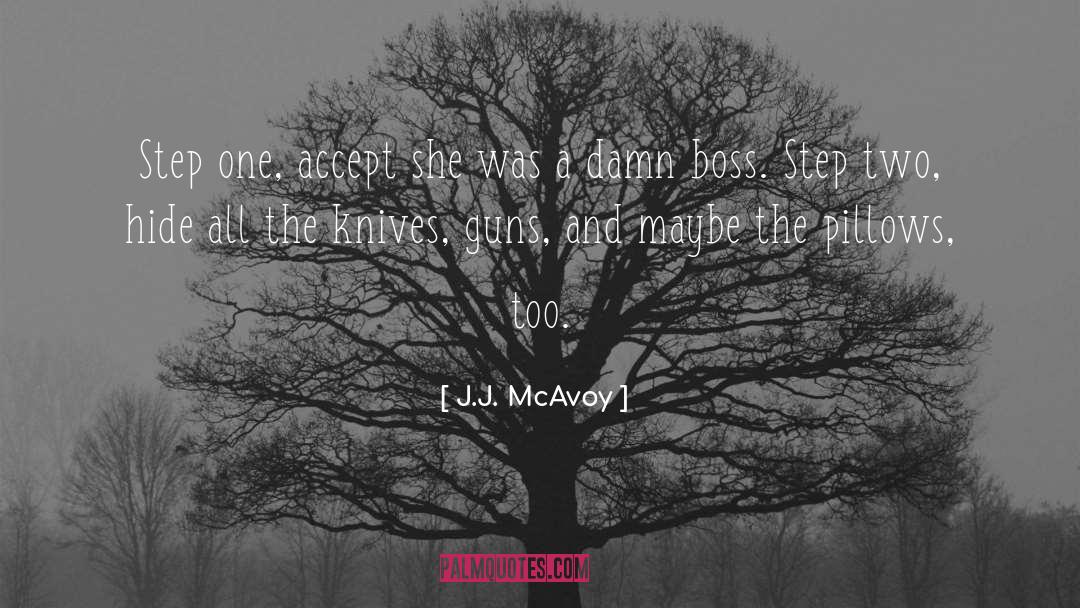 Guns quotes by J.J. McAvoy