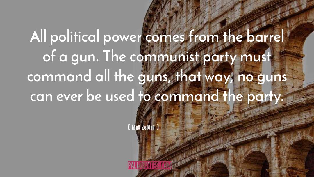 Guns quotes by Mao Zedong