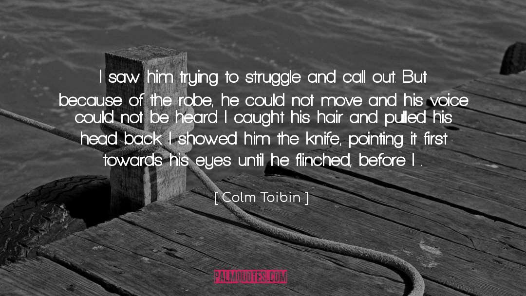 Gurgling quotes by Colm Toibin