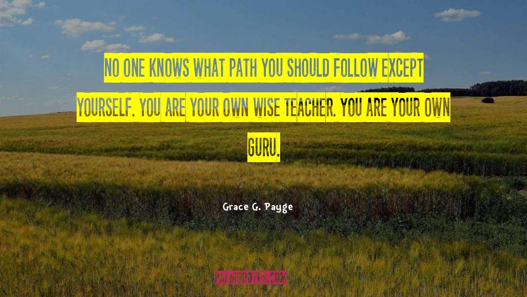 Guru Puja quotes by Grace G. Payge