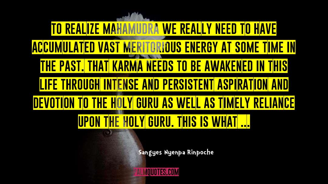 Guru Puja quotes by Sangyes Nyenpa Rinpoche