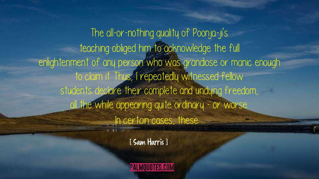 Gurus quotes by Sam Harris