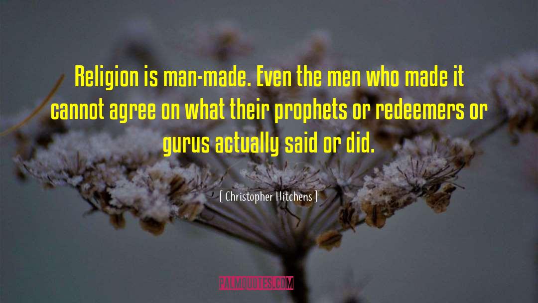 Gurus quotes by Christopher Hitchens