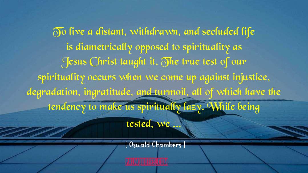 Gus Peace quotes by Oswald Chambers