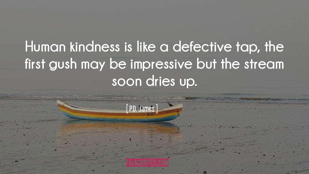 Gush quotes by P.D. James