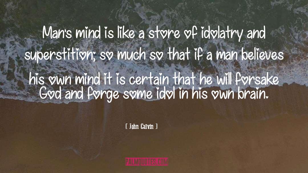 Gut Brain quotes by John Calvin