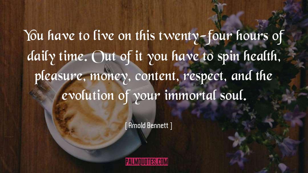 Gut Health quotes by Arnold Bennett