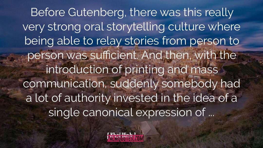 Gutenberg quotes by Khoi Vinh